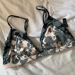 Floral Print Triangle Bralette